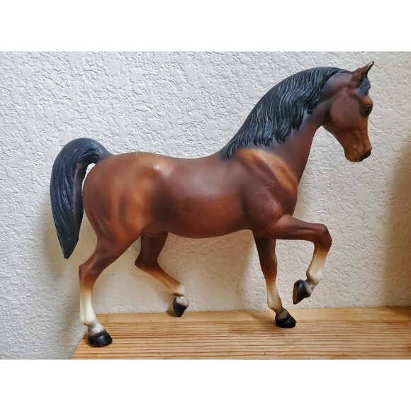 Breyer Other - Breyer Shek Matte Brown Family Arabian Stallion 1970 Hess Stamped USA Flaws